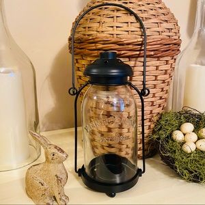 Yankee Candle Mason Jar Tea Light Holder Lantern